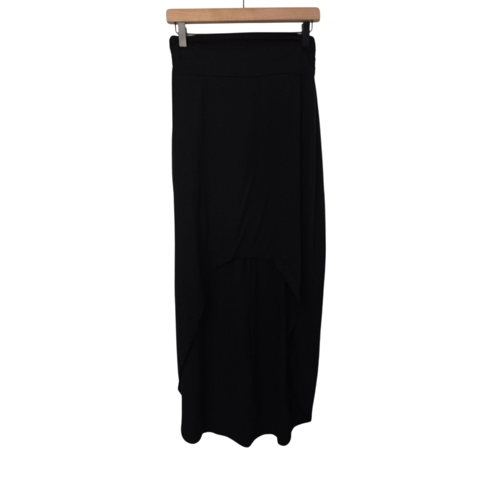 Zenem Outfitters Elegant Black Hi Low Skirt Size Medium